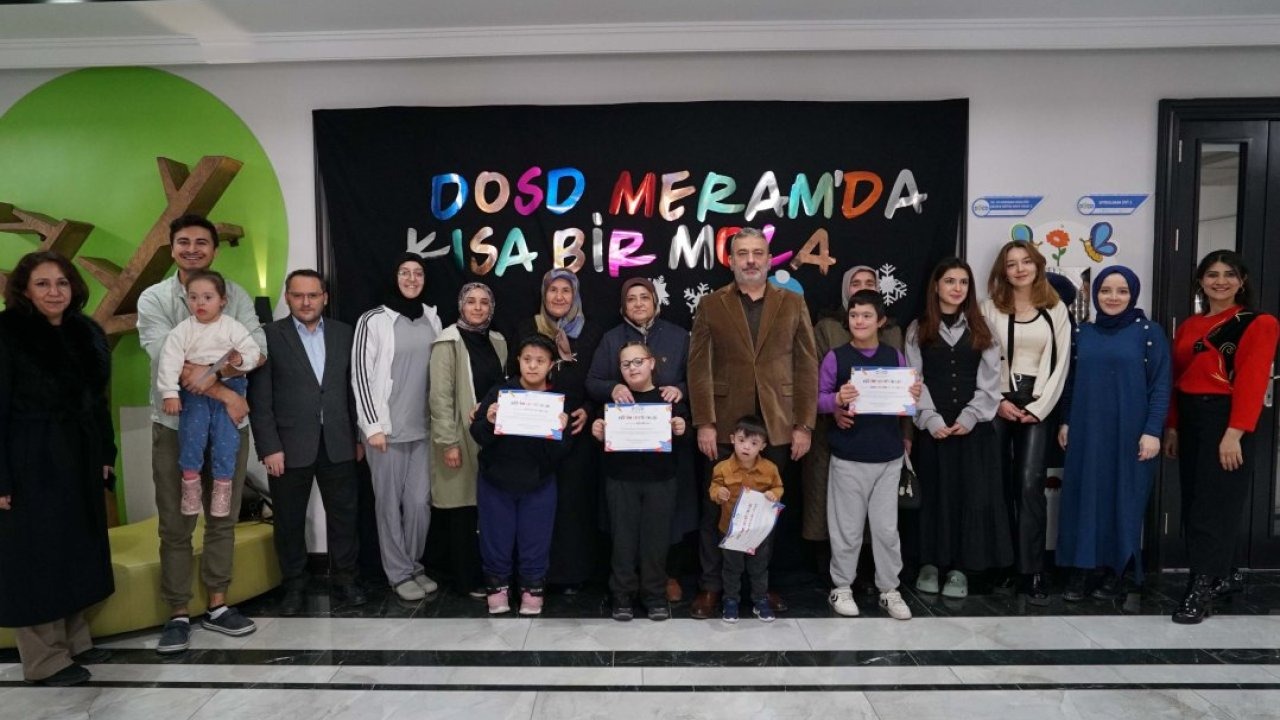 DOSD Meram'da öğrenciler başarı belgelerini aldı