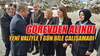 Enkaz bıraktı - görevden alındı