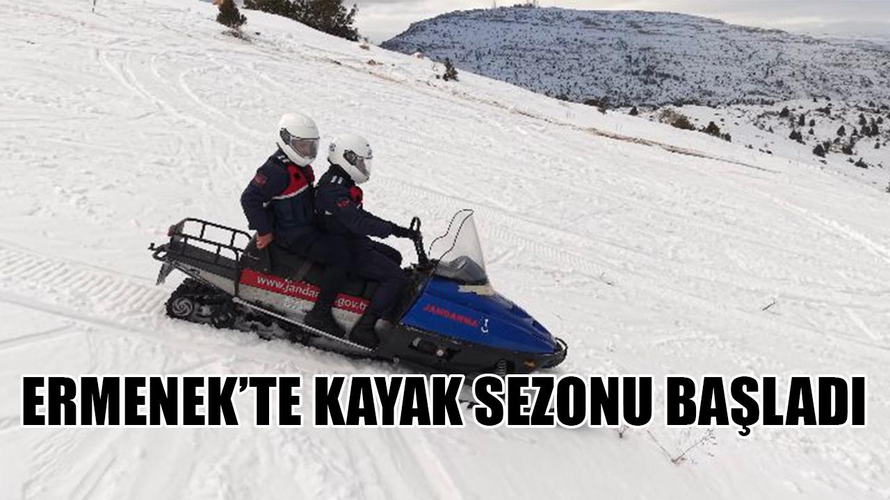 Ermenek’te kayak sezonu başladı