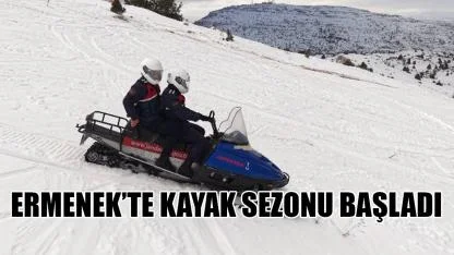 Ermenek’te kayak sezonu başladı