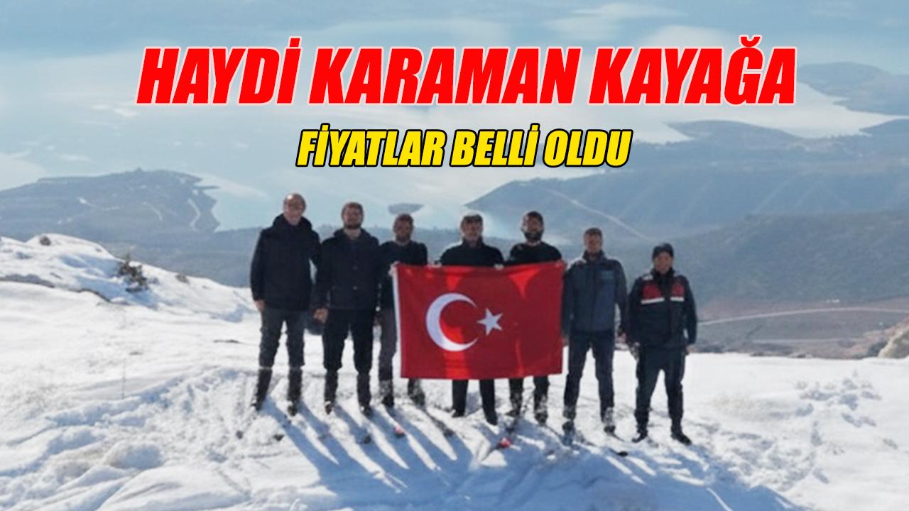 Haydi Karaman kayağa