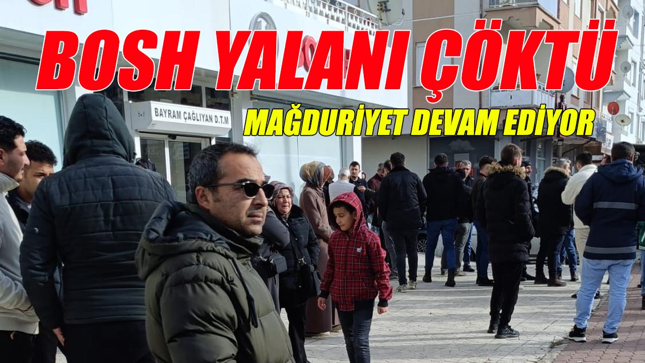 Karaman'da Bosh yalanı çöktü