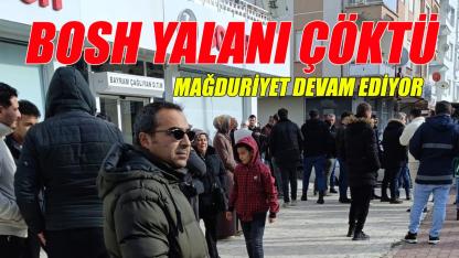 Karaman'da Bosh yalanı çöktü
