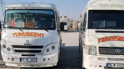 Karaman'da dolmuş ücretlerine zam