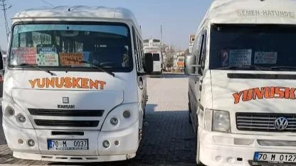 Karaman'da dolmuş ücretlerine zam