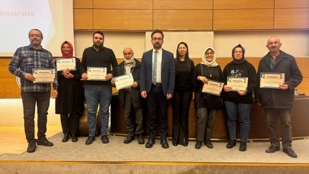 Kayseri'de organik tarım eğitimini tamamlayan kursiyerlere belgeleri verildi