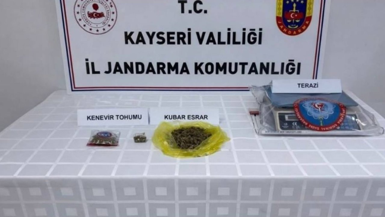 Kayseri'deki uyuşturucu operasyonunda 2 şüpheli yakalandı