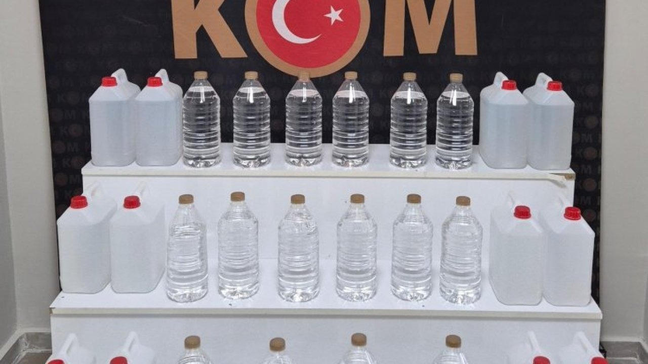 Kırşehir'de 80 litre etil alkol ele geçirildi