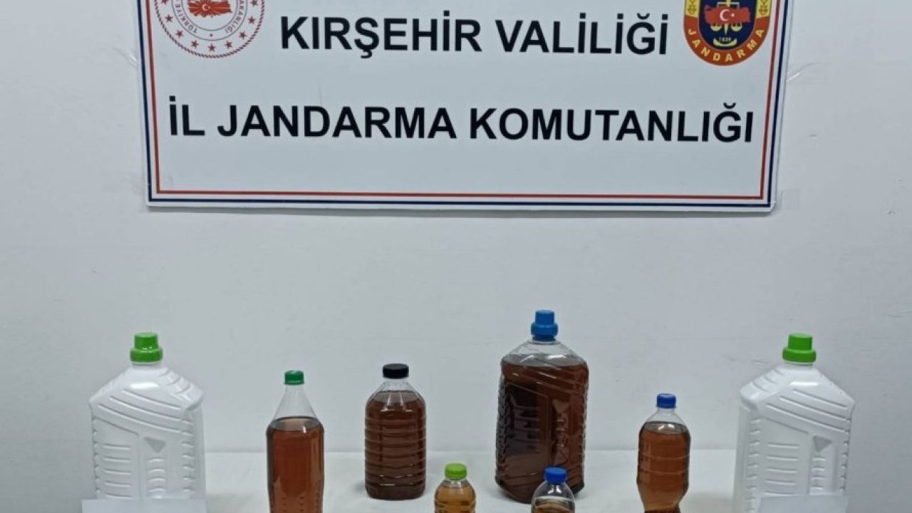 Kırşehir'de kaçak içki operasyonunda 1 zanlı yakalandı