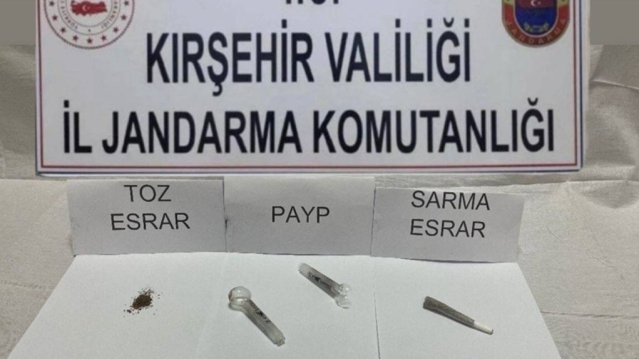 Kırşehir'de uyuşturucu operasyonunda 4 zanlı yakalandı