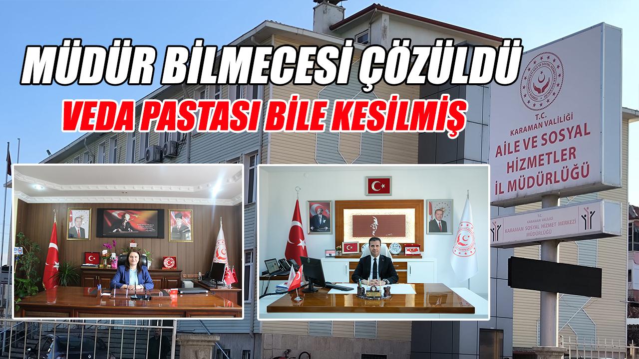 Müdür bilmecesi çözüldü - veda pastası kesilmişti
