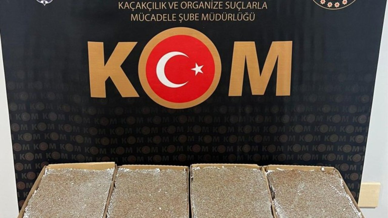 Yozgat'ta 20 bin doldurulmuş makaron ele geçirildi