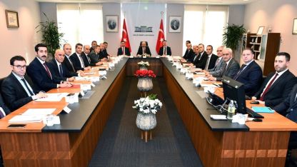 Cumhurbaşkanlığı Külliyesi'nde denetim ve teftiş toplantısı