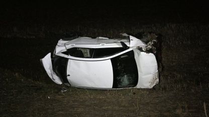 Kayseri'de devrilen otomobildeki 1 kişi öldü, 4 kişi yaralandı