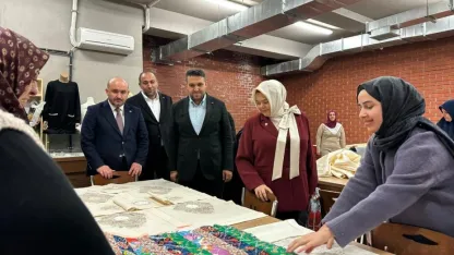 TBMM Milli Eğitim, Kültür, Gençlik ve Spor Komisyonu Başkanı Gürcan'dan TÜGVA ve YEDAM'a ziyaret