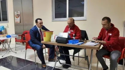 Kırşehir Adliyesinde kan bağışı kampanyası düzenlendi