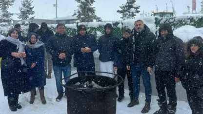 Sivas'ta şehit ve gazi çocukları Yıldız Dağı'nda eğlendi