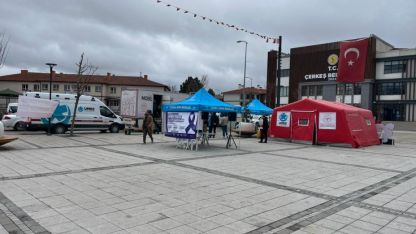 Mobil mamografi aracı Çerkeş'te hizmet vermeye başladı
