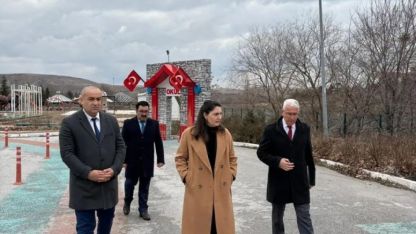 Bahşılı Kaymakamı Bozkır, Çocuk Trafik Eğitim Parkı'nda incelemede bulundu