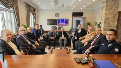 MHP İlçe Başkanı Orhan'dan İlçe Emniyet Müdürü Dursun'a ziyaret