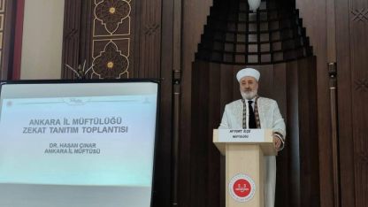 Ankara İl Müftüsü Çınar, esnafla buluştu