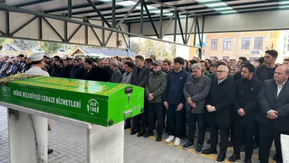 Niğde İl Özel İdaresi Genel Sekreteri Nebol'ün eşinin cenazesi defnedildi