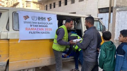 İHH İnsani Yardım Derneği Sivas Şubesinden Gazze'ye yardım
