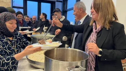 Çerkeş'te vatandaşlar iftar sofrasında buluştu