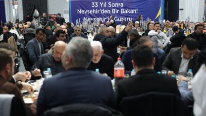 Adalet Bakanı Gürlek, Nevşehir'de "Vefa iftarı" programına katıldı: