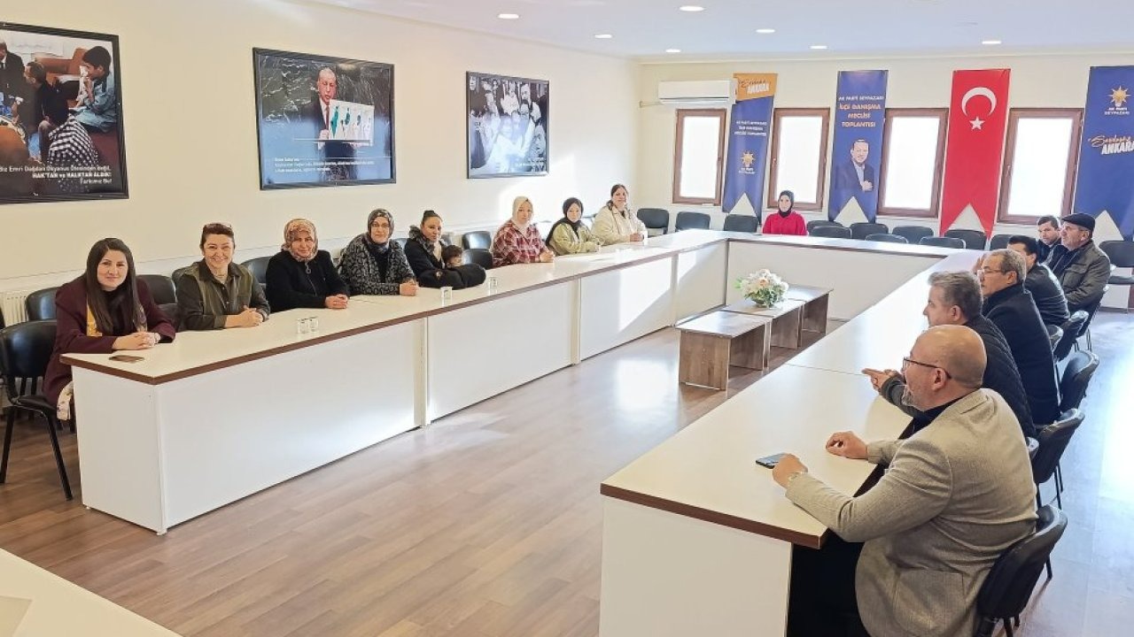 AK Parti Beypazarı İlçe Başkanlığı haftalık olağan toplantısını yaptı