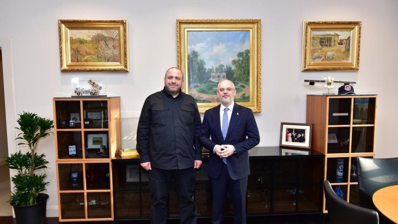 Akif Çağatay Kılıç, Ukrayna Ulusal Güvenlik ve Savunma Konseyi Sekreteri Umerov ile görüştü