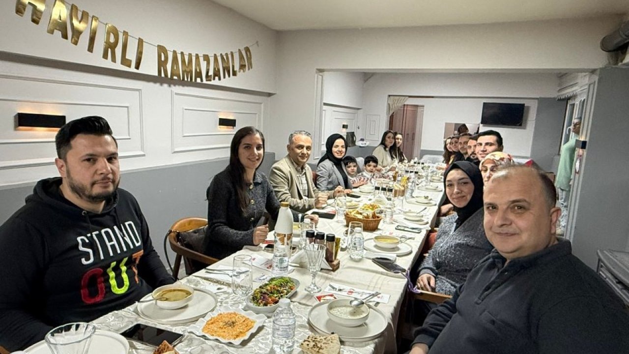 Atkaracalar Kaymakamı Saliha Karataş, öğretmenlerle iftarda buluştu