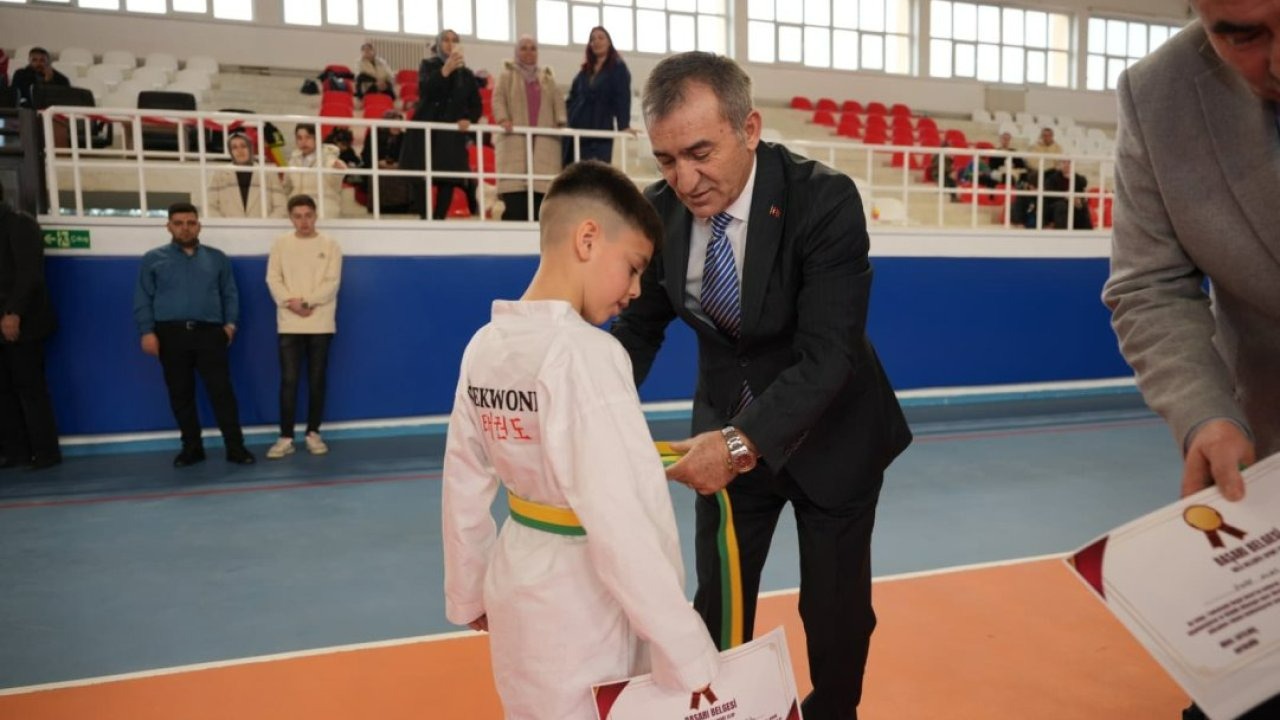 Bala'da tekvando kuşak sınavı heyecanı yaşandı