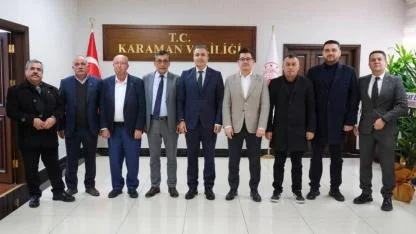 Borsa Yönetiminden Vali Çiçek’e ziyaret