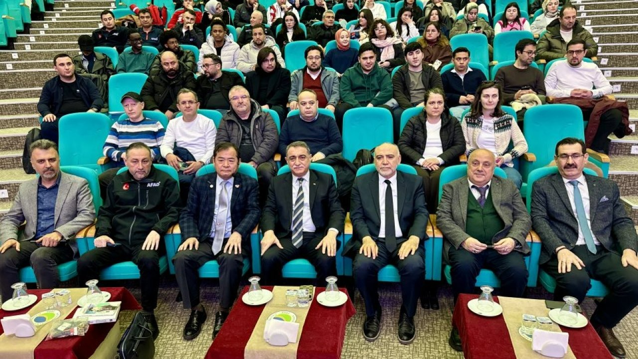 KAEÜ'de "Bilimin Işığında Depreme Dirençli Türkiye" konferansı düzenlendi