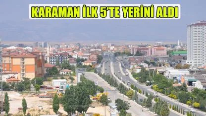 Karaman ilk 5’te yerini aldı