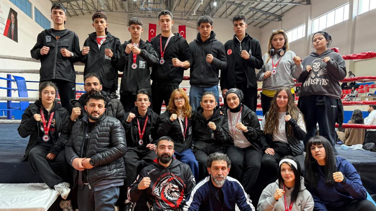 Karaman Muaythai takımı bölgeyi salladı