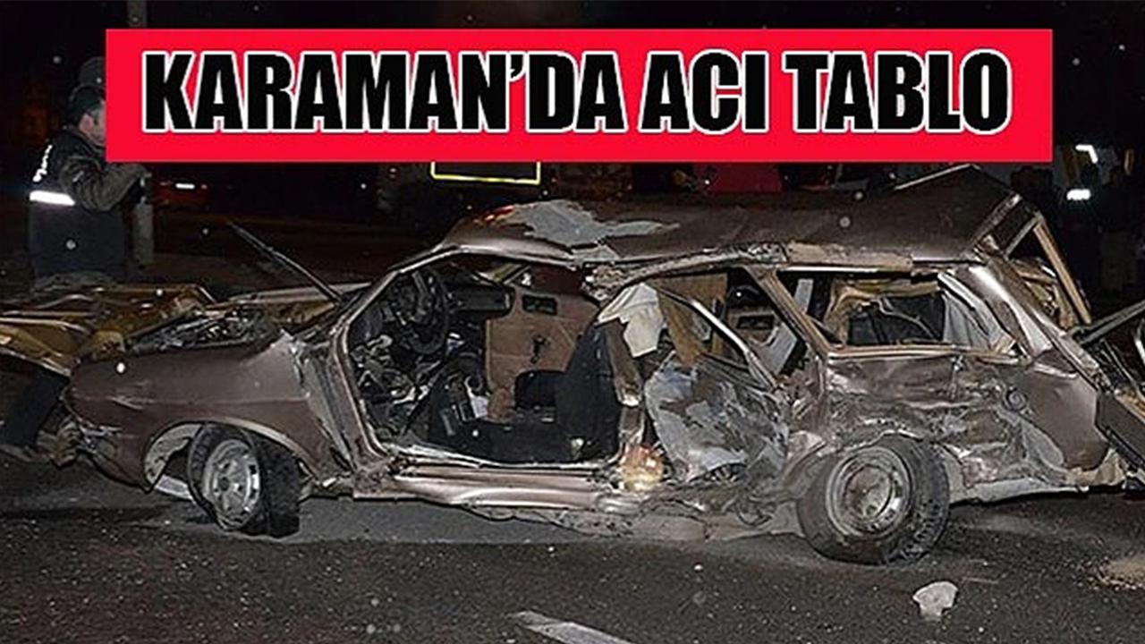 Karaman'da acı tablo