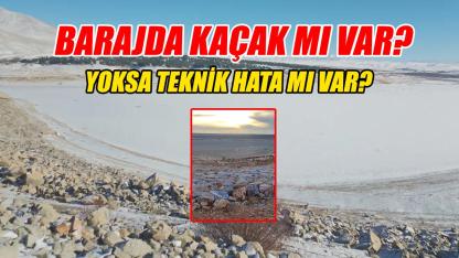 Karaman'da barajda kaçak mı var