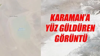 Karaman'da yüz güldüren görüntü