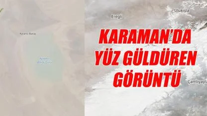 Karaman'da yüz güldüren görüntü