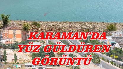 Karaman’da yüz güldüren görüntü