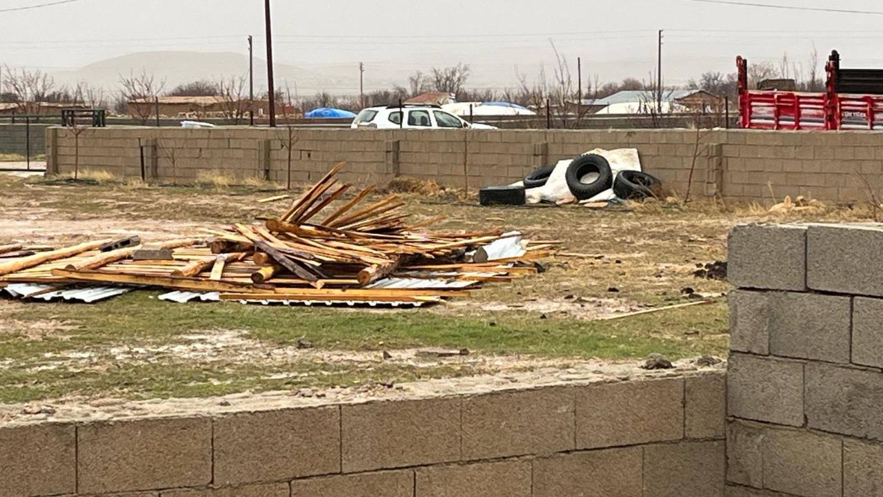 Karaman’ı fırtına vurdu