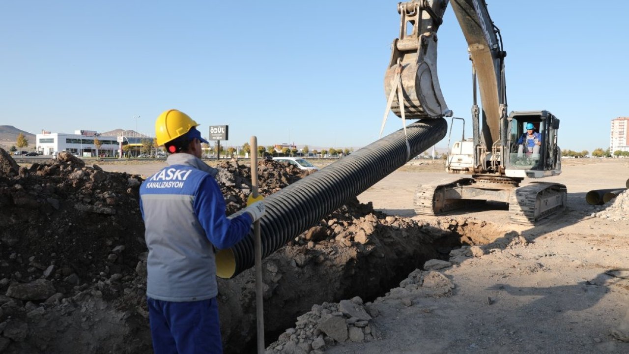 Kayseri'de 2025'te atık su şebeke hattı için 718 milyon 504 bin liralık yatırım yapıldı
