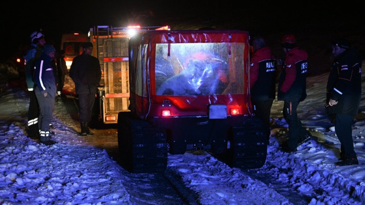 Kayseri'de mahsur kalan 3 işçi AFAD ekiplerince kurtarıldı