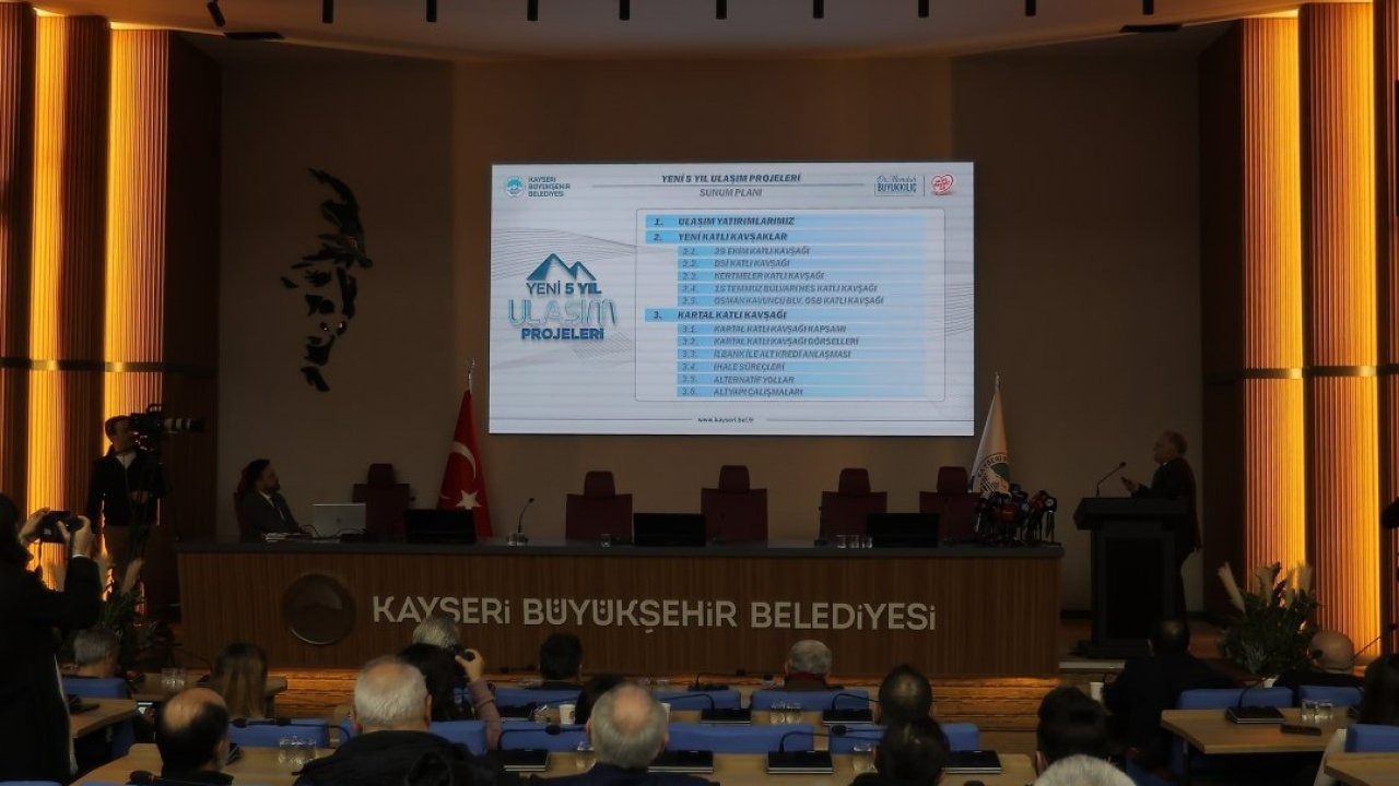 Kayseri'de ulaşıma 2,4 milyar liralık yatırım