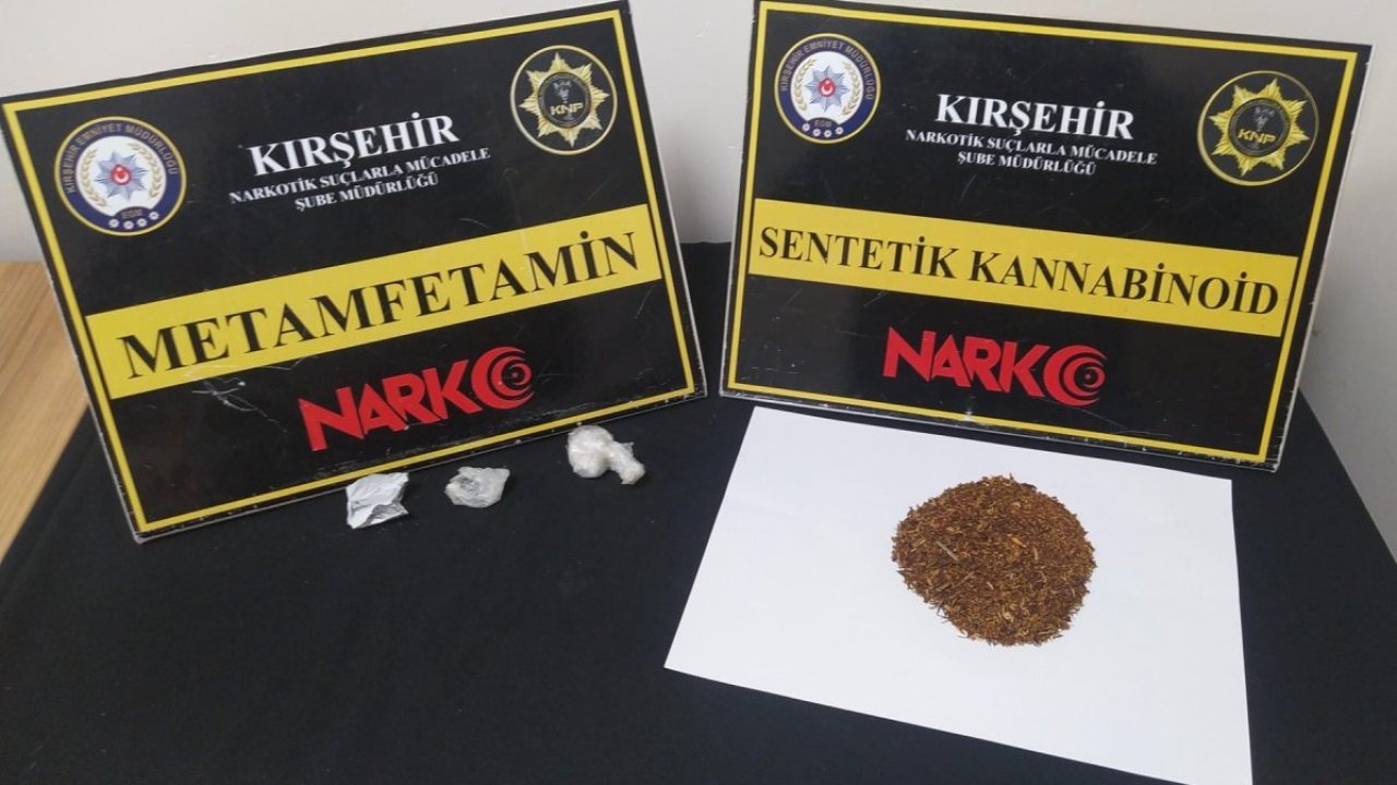 Kırşehir'de uyuşturucu operasyonunda yakalanan zanlı tutuklandı