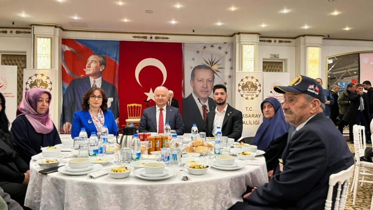Konya, Aksaray, Afyonkarahisar ve Karaman'da şehit aileleri ve gaziler için iftar programı düzenlendi