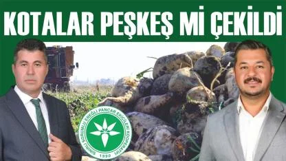 Kotalar peşkeş mi çekildi