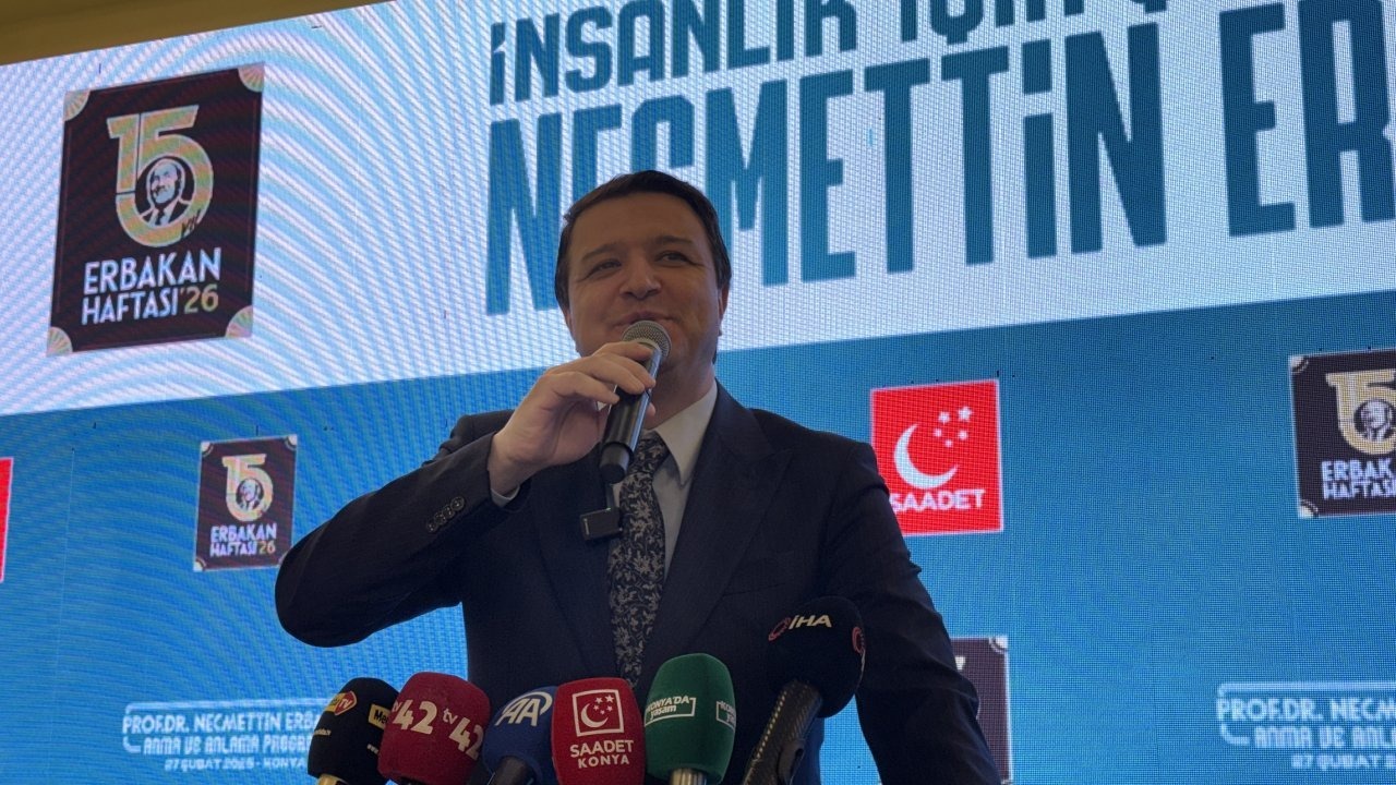 Saadet Partisi Genel Başkanı Arıkan, Konya'da konuştu: